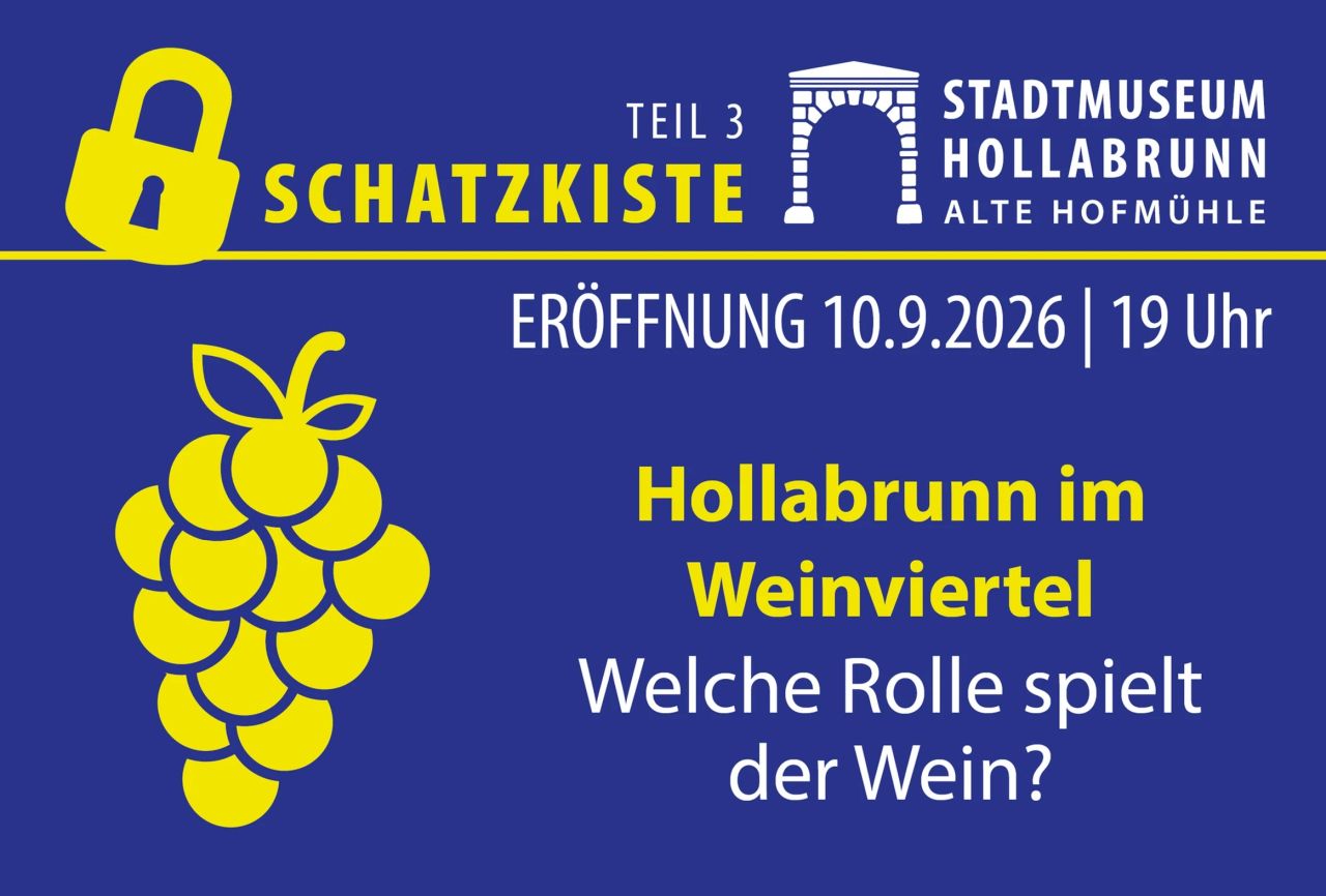 Plakat "Schatzkiste Stadtmuseum Hollabrunn" - Teil 3